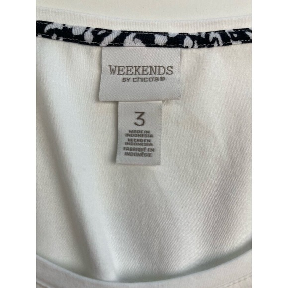 Chico’s Women’s Shirts Size 3 (XL) Lot Of 2 Cotton T Shirts - Picture 8 of 11